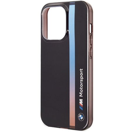 Case BMW BMHCP14X22HVGV iPhone 14 Pro Max 6.7&quot; black/black IML Tricolor Stripe