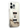 Karl Lagerfeld KLHCP13XKICGLD iPhone 13 Pro Max 6,7" złoty/gold hardcase Liquid Glitter Karl&Choupette Head