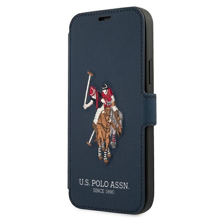 US Polo USFLBKP12MPUGFLNV iPhone 12/12 Pro 6,1" granatowy/navy book Polo Embroidery Collection