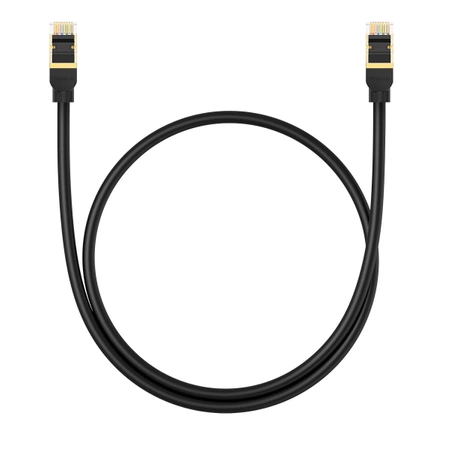 Baseus fast round RJ45 40Gbps Cat network cable. 8 0.5m black