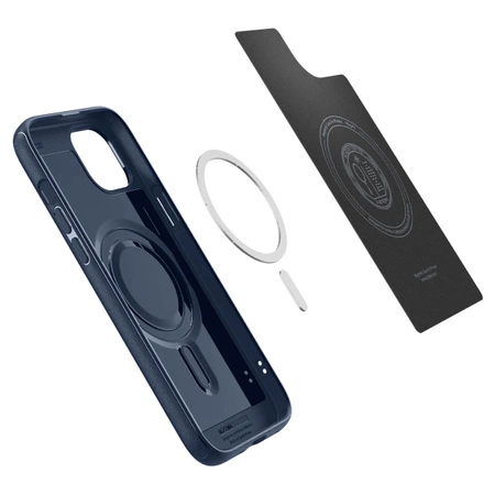 Spigen Mag Armor MagSafe, navy blue - iPhone 15 Plus