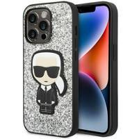 Karl Lagerfeld KLHCP14XGFKPG iPhone 14 Pro Max 6.7 &quot;hardcase silver / silver Glitter Flakes Ikonik