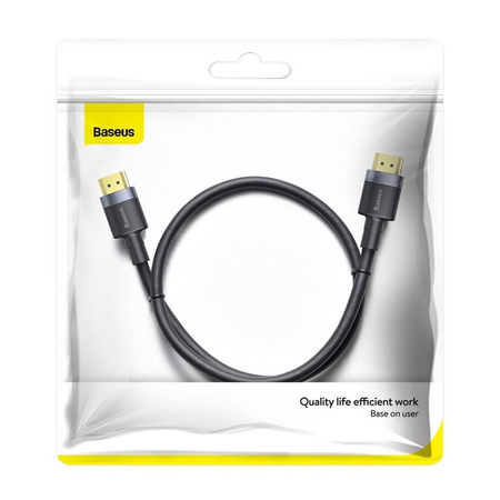 Kabel HDMI 2.0 Baseus Cafule, 4K, 3D, 1m (czarno-szary)