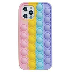 Etui IPHONE 11 PRO MAX Bąbelkowe Elastyczne Push Bubble Case różowy, żółty, niebieski, fioletowy