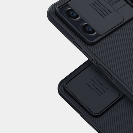 Gepanzertes Xiaomi Redmi Note 12-Gehäuse mit Kameraabdeckung Nillkin CamShield Case - schwarz