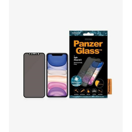 Tempered Glass IPHONE 11 / XR PanzerGlass E2E Super+ Case Friendly Privacy black