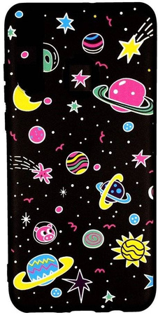 Etui Slim case Art SAMSUNG GALAXY A9 2018 różowe planety