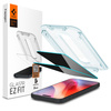 TEMPERED GLASS Spigen GLAS.TR "EZ FIT" 2-PACK IPHONE 15 PRIVACY