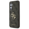 Oryginalne Etui GUESS hardcase 4G Big Metal Logo GUHCS24FE4GMGBR do Samsung Galaxy S24 FE brązowy