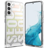 Ringke Fusion Design Armoured Case Cover mit Gelrahmen für Samsung Galaxy S22+ (S22 Plus) transparent (Seoul) (F593R89)