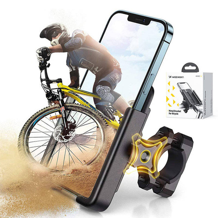 Wozinsky Metal Bike Smartphone Handlebar Mount Black (WBHBK3)