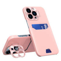 Leder Stand Case für Samsung Galaxy S23 Ultra Cover Card Wallet mit Ständer Pink