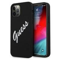 Guess GUHCP12LLSVSBW iPhone 12 Pro Max 6,7" czarno biały/black white hardcase Silicone Vintage