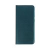 Case IPHONE 14 Wallet with a Flap Leatherette Holster Magnet Book dark green