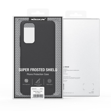 Nillkin Super Frosted Shield wytrzymałe etui pokrowiec Xiaomi Poco M4 Pro 5G czarny