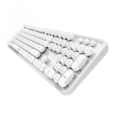 Wireless keyboard + mouse set MOFII Sweet 2.4G (white)