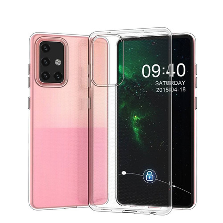 Żelowy pokrowiec etui Ultra Clear 0.5mm Samsung Galaxy A72 przezroczysty