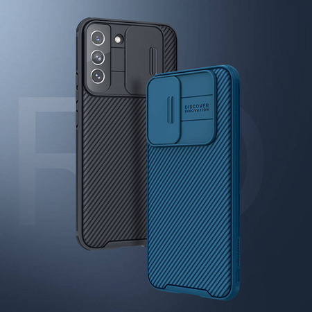 Nillkin CamShield Pro Case Armored Pouch Cover Camera Cover für Samsung Galaxy S22 Kamera Blau