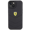 Ferrari Quilted Metal Logo case for iPhone 15 - black