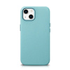 iCarer Litchi Premium Leather Case iPhone 14 Magnetic Leather Case with MagSafe Green (WMI14220709-GN)