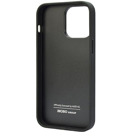 Etui Audi Genuine Leather na iPhone 14 Pro Max - czarne