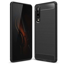 Futerał CARBON do HUAWEI P30 czarny