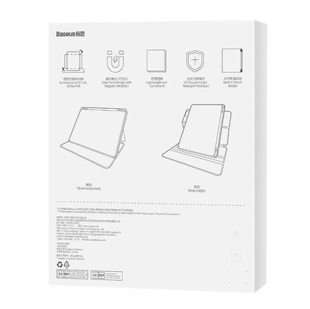 Magnetyczne Etui ochronne do Ipad Pro 12.9 Baseus Minimalist (jasno szary)