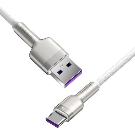 Baseus Cafule Series Metal Data USB - USB Typ C 66W cable 1m white (CAKF000102)