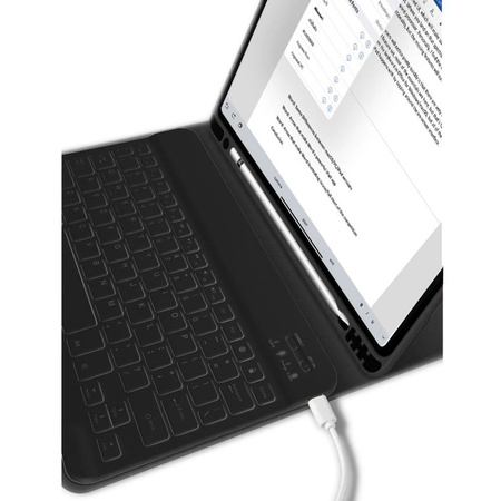 Etui IPAD 10.9 2022 Tech-Protect SC Pen + Keyboard czarne