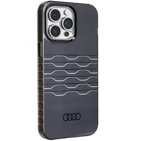 Audi IML MagSafe Case iPhone 14 Pro Max 6.7" czarny/black hardcase AU-IMLMIP14PM-A6/D3-BK