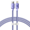 Baseus Crystal Shine Series Fast Charging Data Cable Type-C to iP 20W 1.2m Purple