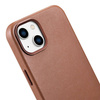 iCarer Case Leather genuine leather case for iPhone 14 braun (WMI14220705-BN) (MagSafe compatible)