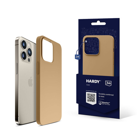 Apple iPhone 15 Pro - 3mk Hardy Silicone MagCase Dark Gold