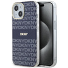 DKNY DKHMP15SHRHSEB iPhone 15 / 14 / 13 6.1" niebieski/blue hardcase IML Mono & Stripe MagSafe