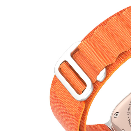 Sport Buckle Strap for Apple Watch 8/7/6/SE/5/4/3/2/1 (41, 40, 38mm) Dux Ducis Strap GS Version - Orange