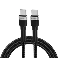 Wozinsky WNBCC1 USB-C / USB-C PD 65W cable 1 m - black