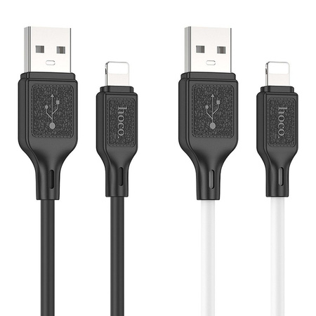 HOCO kabel USB A do Lightning 2,4A X90 1 m biały