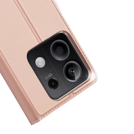 Dux Ducis Skin Pro Hülle mit Klappe und Kartenfach für Xiaomi Redmi Note 13 5G – Pink