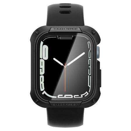 Etui do APPLE WATCH 7 / 8 (45MM) Spigen Tough Armor czarne