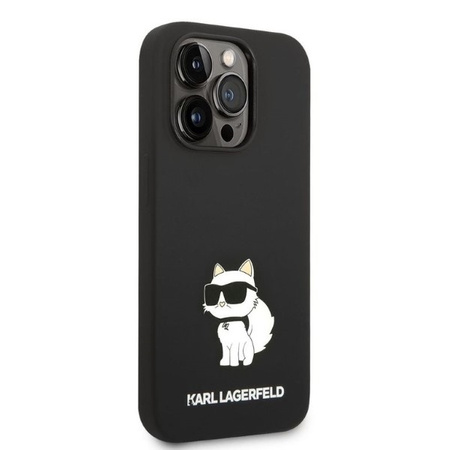 Karl Lagerfeld Silicone NFT Choupette - Etui iPhone 14 Pro Max (czarny)