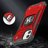 Wozinsky Ring Armor case for iPhone 14 armored cover magnetic holder ring red