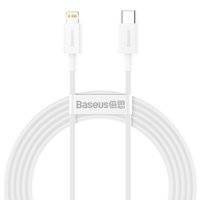 Baseus Superior kabel USB Typ C - Lightning Power Delivery 20 W 2 m Biały (CATLYS-C02)