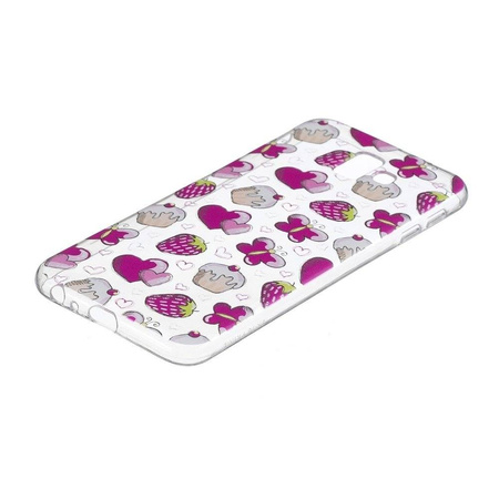 Etui Slim Art SAMSUNG J6+ j6 plus ciastka i truskawki