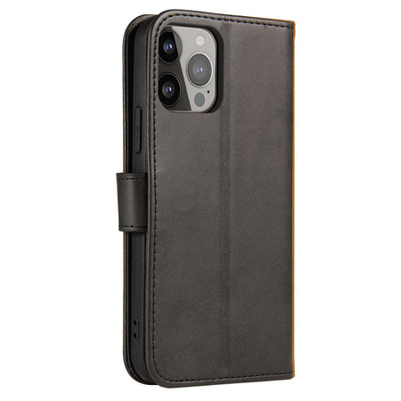 Magnet Case Cover für Oppo A17 Flip Cover Wallet Stand schwarz