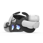 BoboVR M2 Pro+ Zugentlastungsband für Meta Quest 2 VR-Brille + externer B2-Akku – Weiß und Schwarz