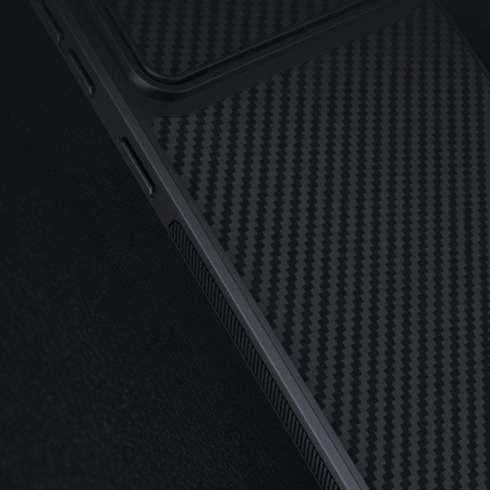 Nillkin Synthetic Fiber S Case für Samsung Galaxy S23, Kameraabdeckung, schwarz