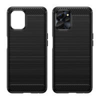 Carbon Case etui do Realme 10 5G / Realme 9i 5G elastyczny silikonowy karbonowy pokrowiec czarne