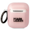 Original Handyhülle APPLE AIRPODS Karl Lagerfeld Ikonik Choupette (KLA2HNCHTCP) rosa