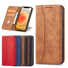 Magnet Fancy Case Case for iPhone 12 Pro Max Pouch Wallet Card Holder Brown