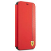 Ferrari FESAXFLBKP13SRE iPhone 13 mini 5,4" czerwony/red book On Track Carbon Stripe